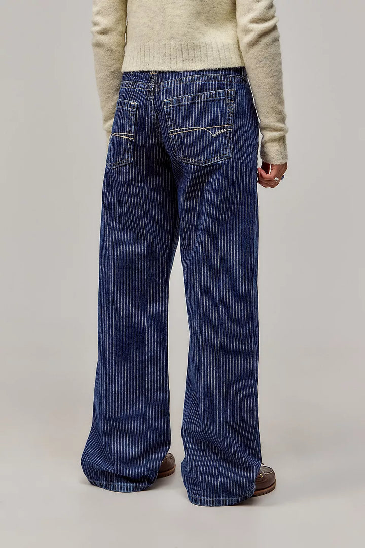 Rechte damesbroek met wijde snit - Kaelvi