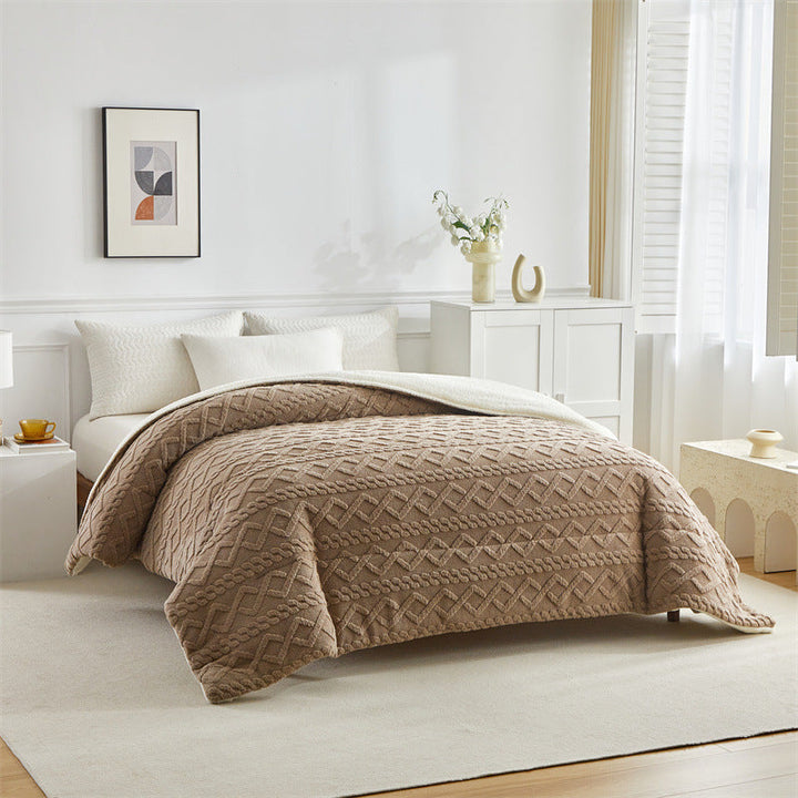 Winterdekbed met thermische quilting