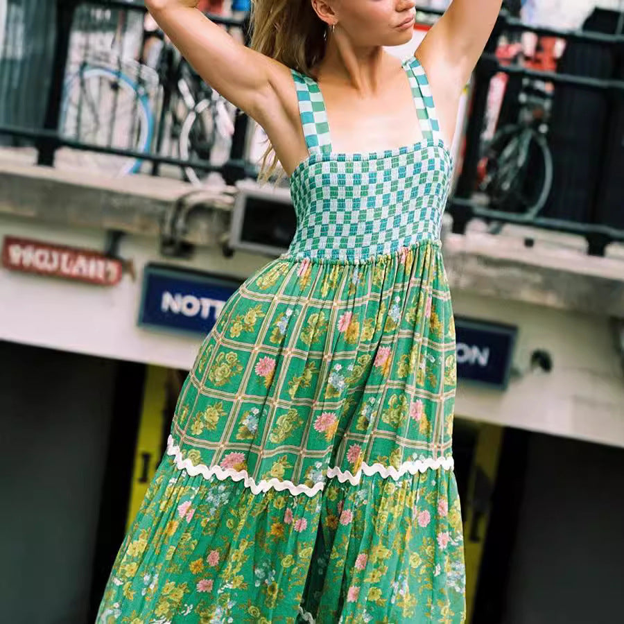 Zomerse maxi-jurk met bloemenprint - Renate