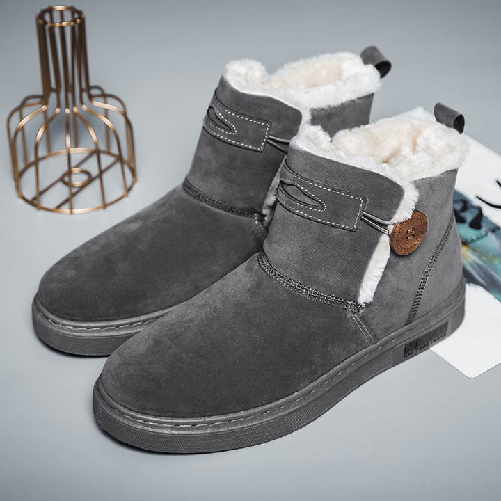 Heren winterlaarzen van suède met warme voering - Danny