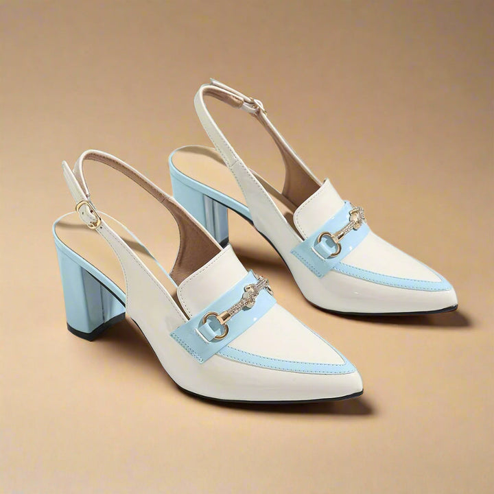 Slingback blokhak - Millie