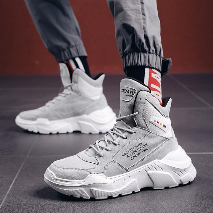 Hoge herenlaarzen met dikke zool - Niels