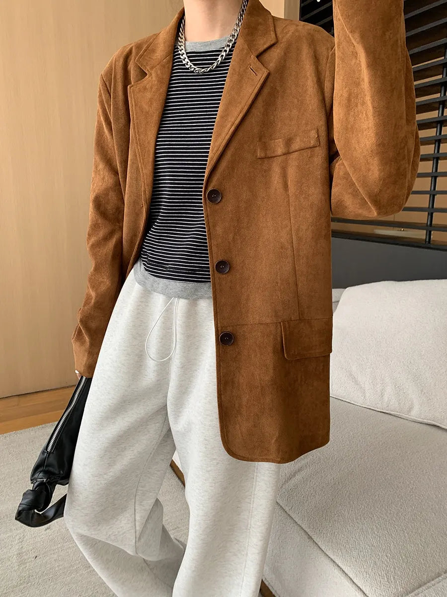 Premium losvallend colbert in vintage stijl - Yena