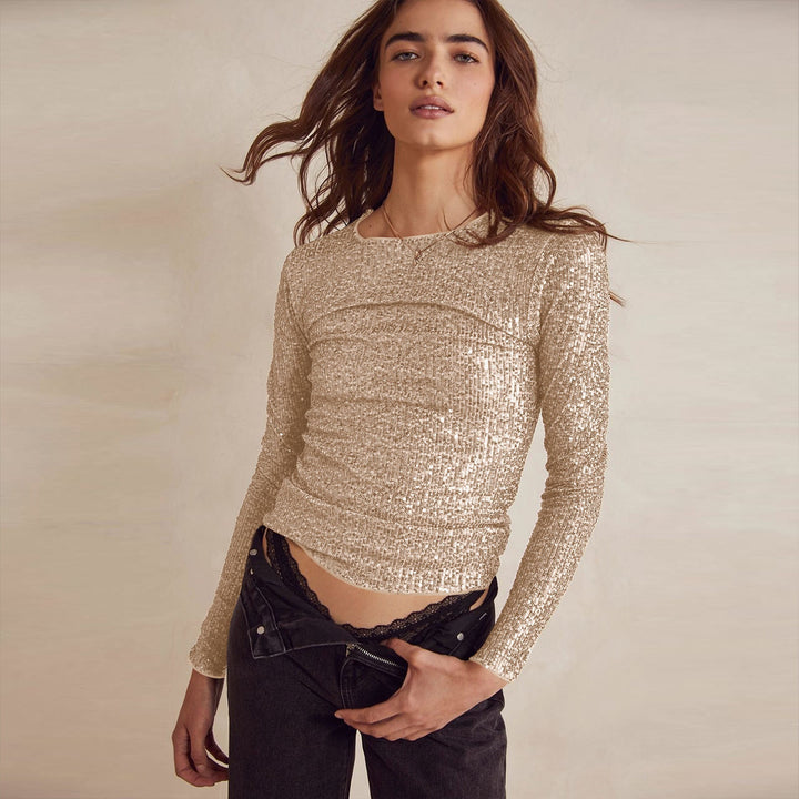 Pailletten top voor dames - Ilaena