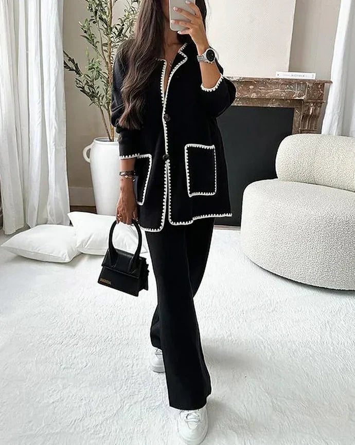 Sophie - jas vest broek set voor stijlvolle elegantie