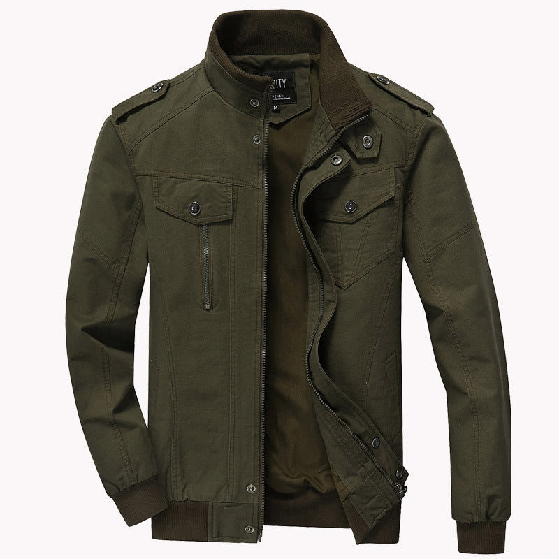 Herenjas katoen militair casual - Arvid