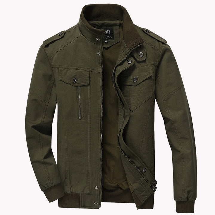 Herenjas katoen militair casual - Arvid