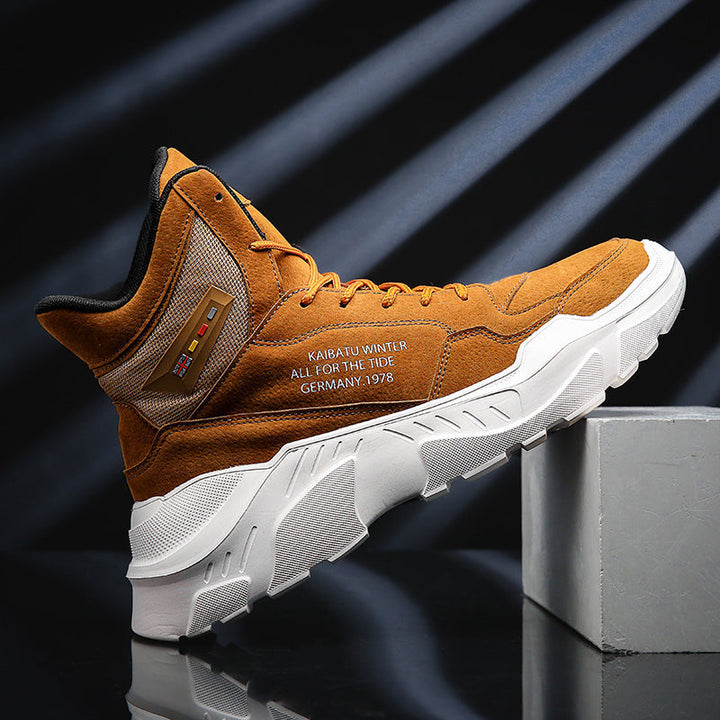 Hoge herenlaarzen met dikke zool - Niels