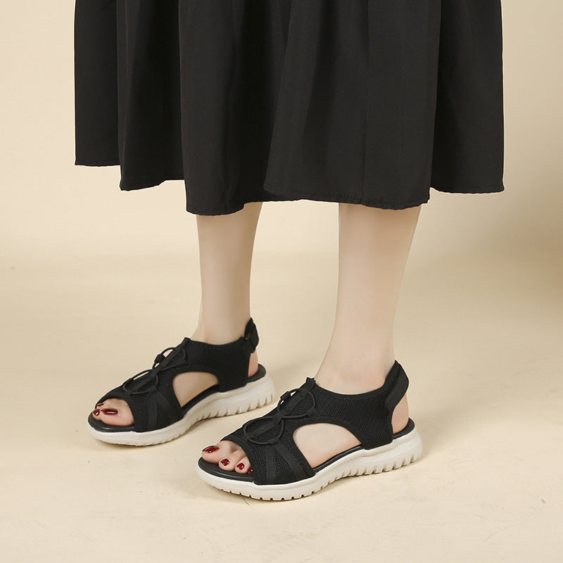 Orthopedische sandalen met dubbele verstelbare band en ergonomische binnenzool - Sarel
