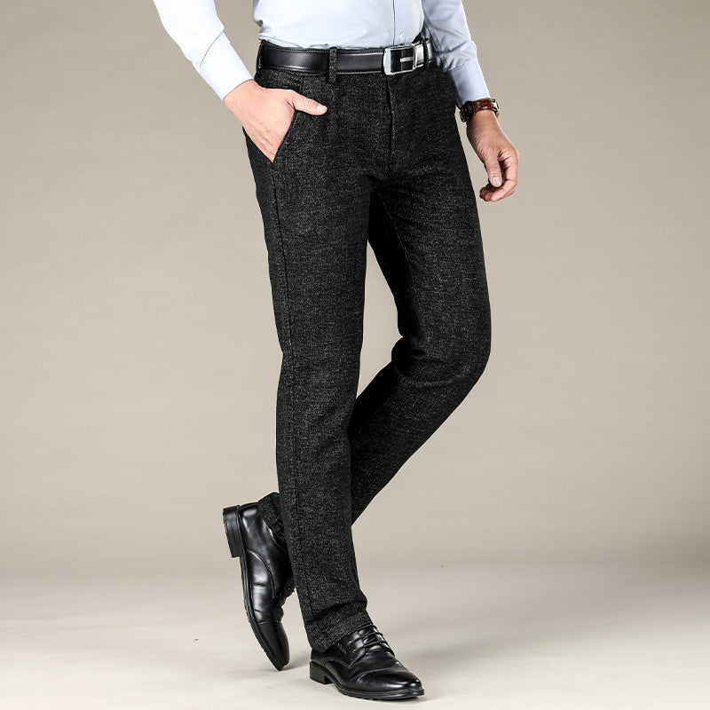 Stretch slim casual broek - Thomas