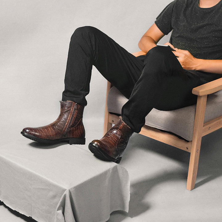 Stijlvolle heren winterlaarzen met warme voering - Lars