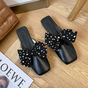 Zwart/Decoratieve strik