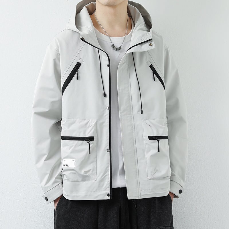 Technisch herenjack met capuchon - Tomas