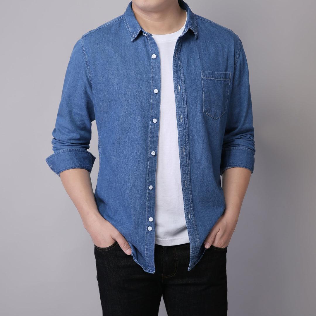 Heren casual button down overhemd - Dieter