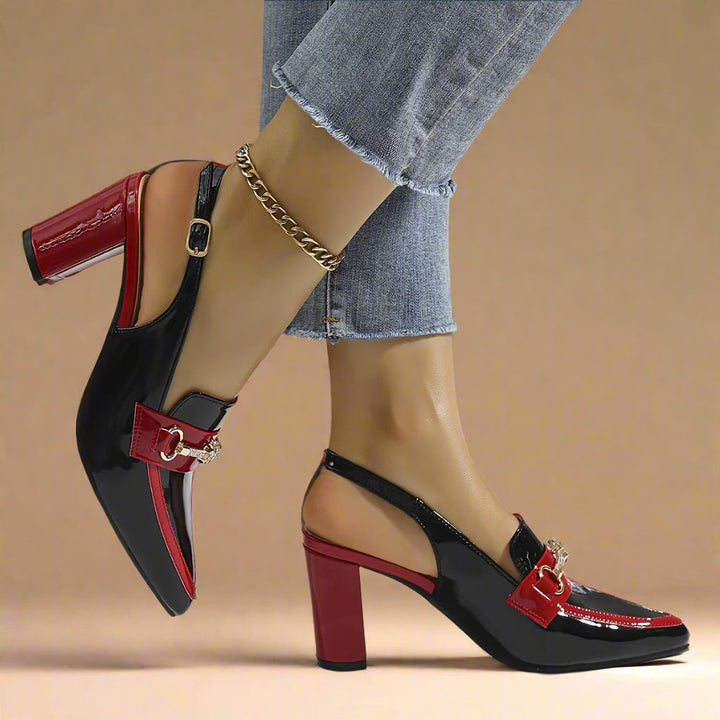 Slingback blokhak - Millie