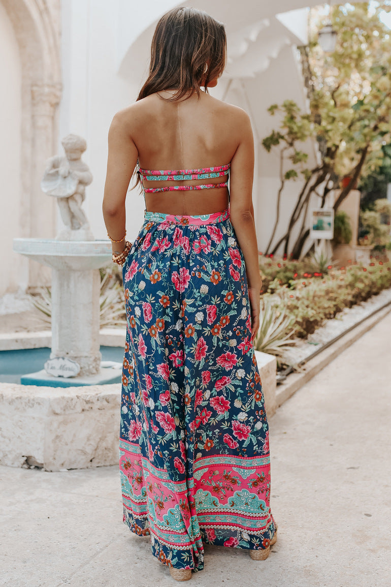 Strandjumpsuit met bloemenprint voor dames - Ottilie