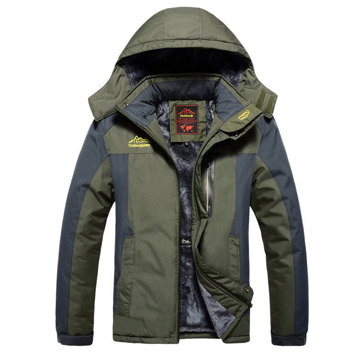 Waterdicht gevoerd herenjack met capuchon - Cavalieri