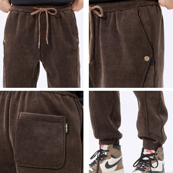 Jogger in ribfluweel - Leandro