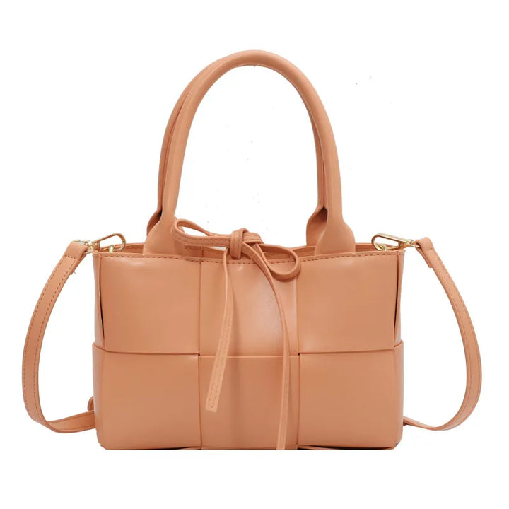 Kleine schoudertas met gevlochten effect - Lía