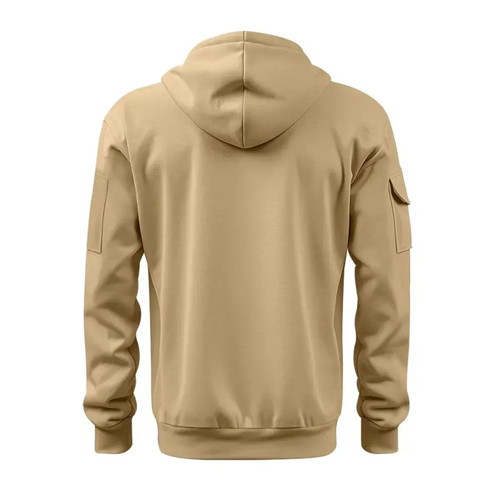 Heren sweatshirt met capuchon en zakken - Cesar