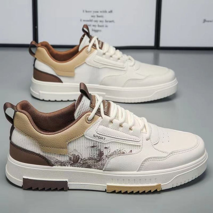 Heren sportschoenen met geweven mesh panelen - Bjarnulf