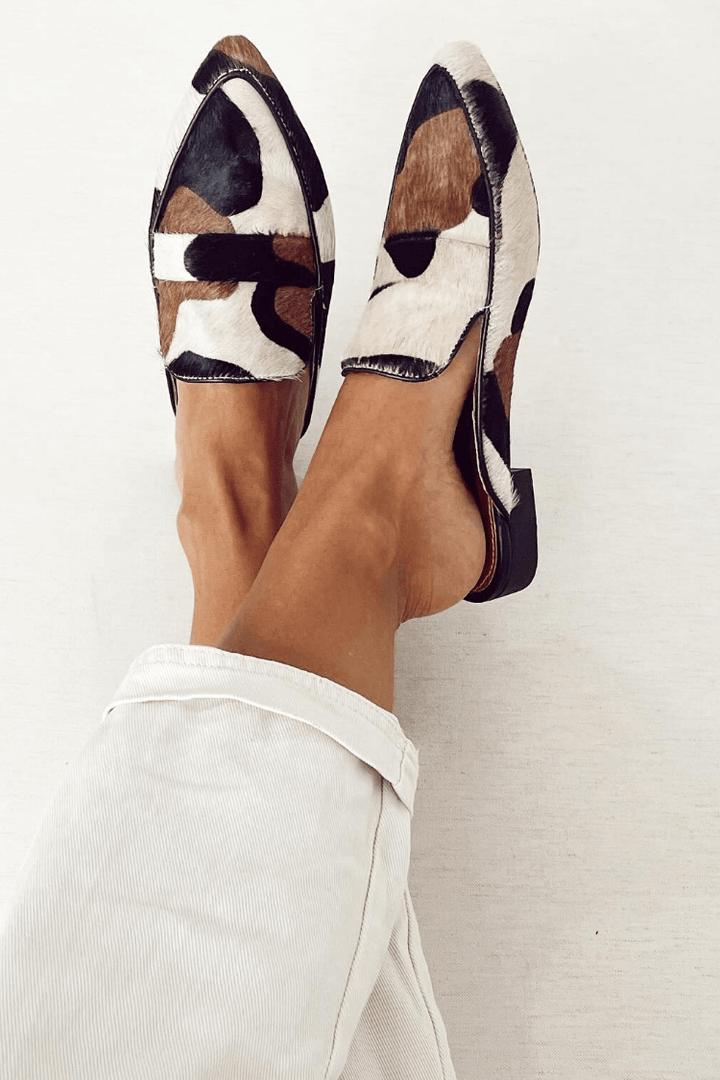 Damesschoenen met gesloten teen en print - Bria