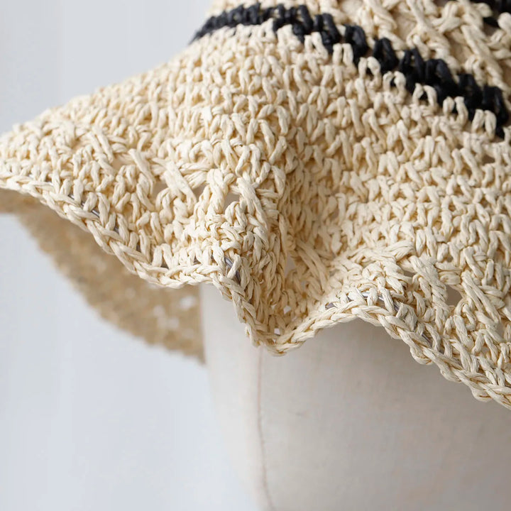 Geweven mode perfecte zomer hoeden