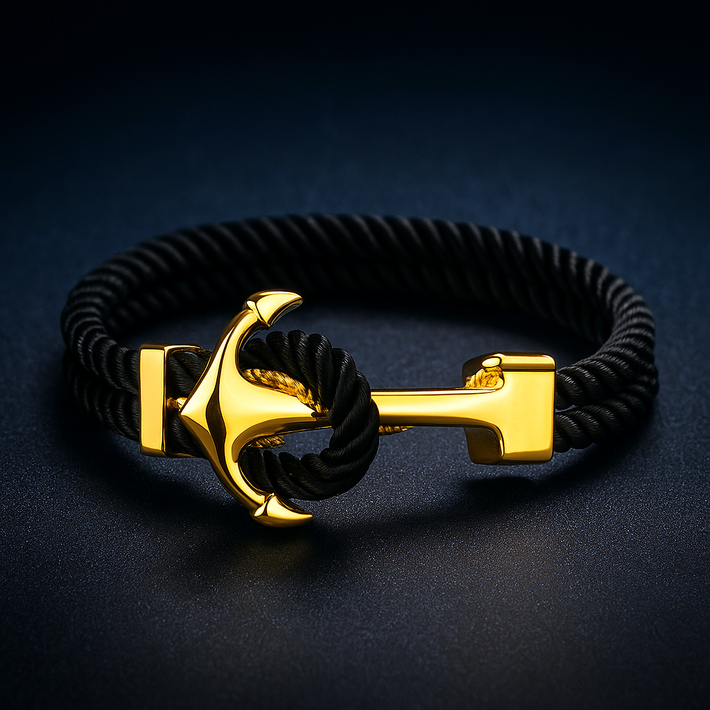 Anker Down Touw Armband