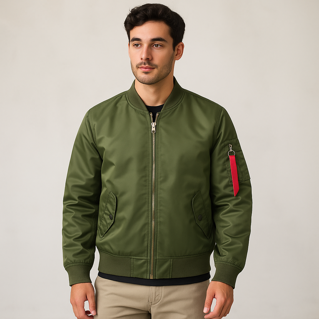 Heren bomberjack met rits - Louis