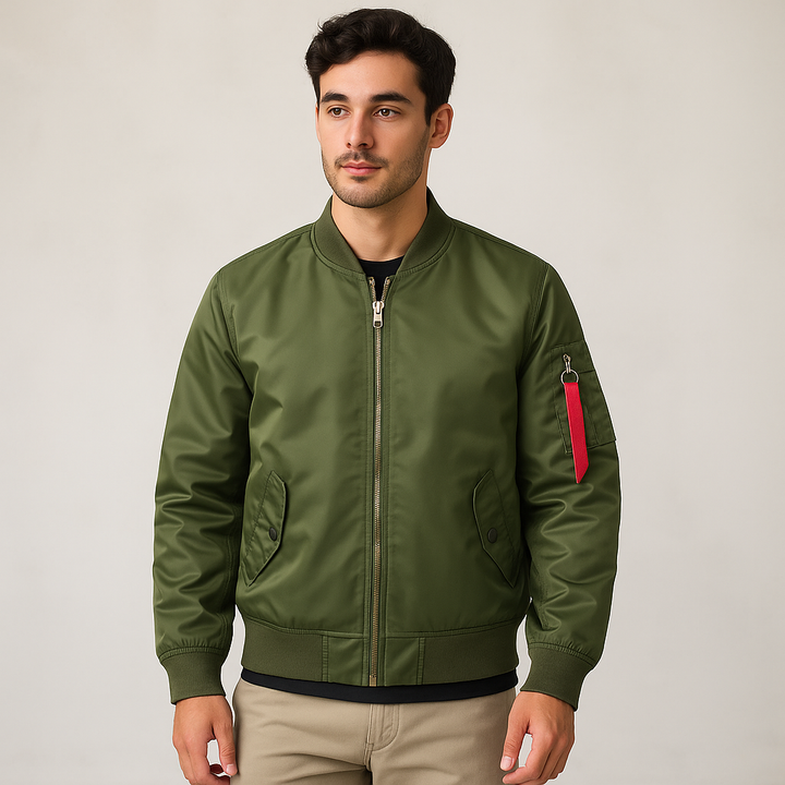 Heren bomberjack met rits - Louis