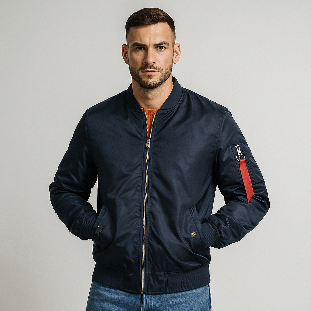 Heren bomberjack met rits - Louis
