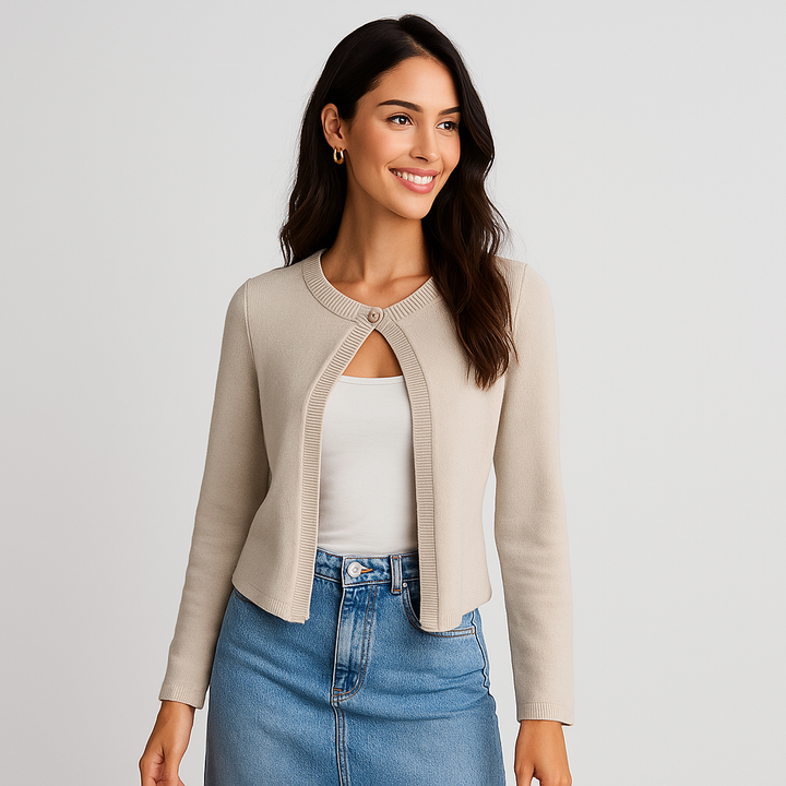 Elegant damesvest met detail aan de voorkant - Etherea