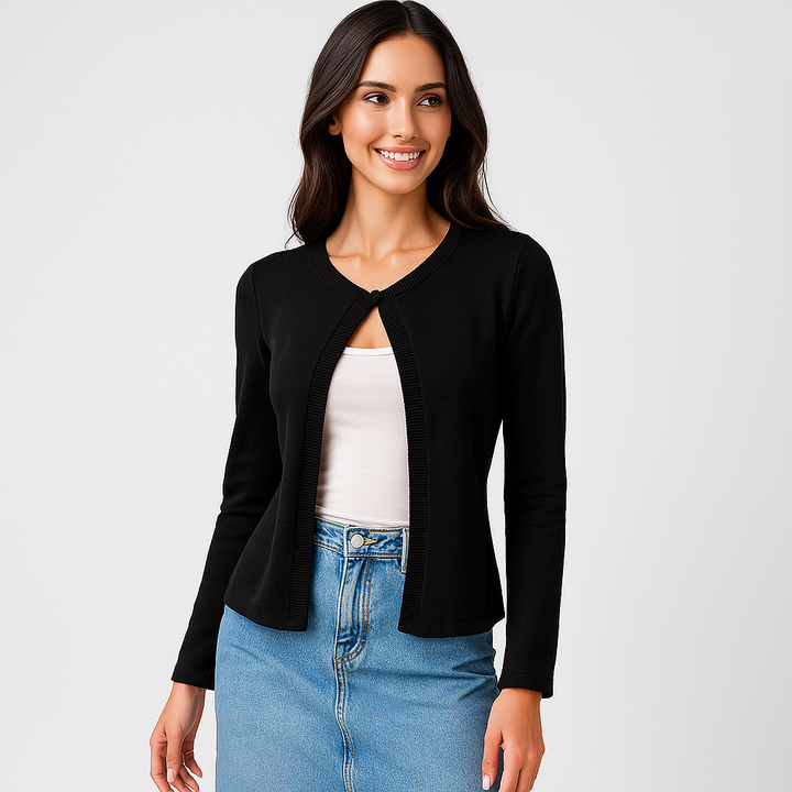 Elegant damesvest met detail aan de voorkant - Etherea