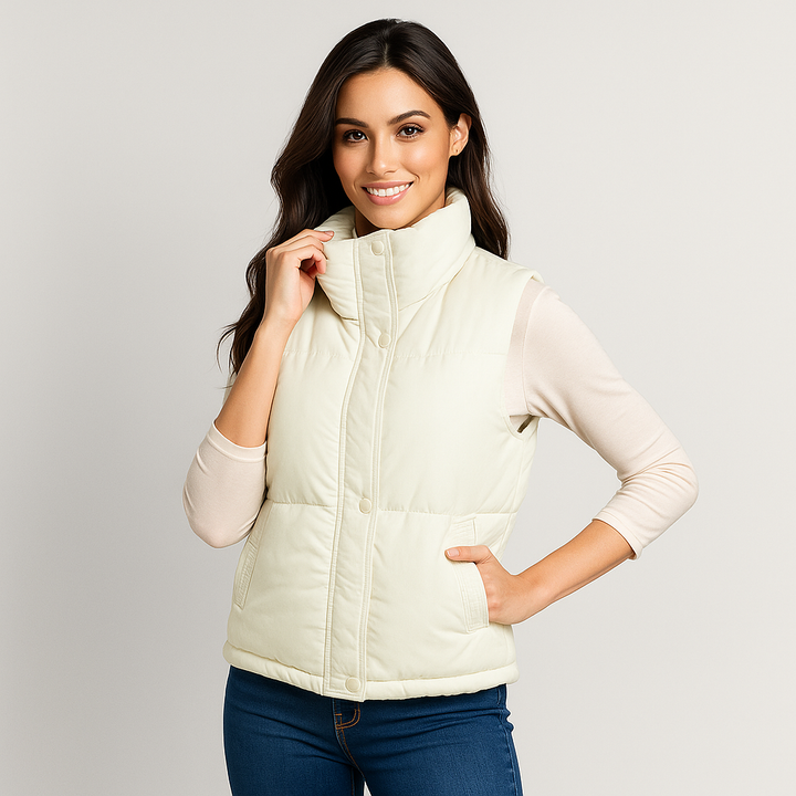 Gewatteerd casual gilet voor dames - Norenne