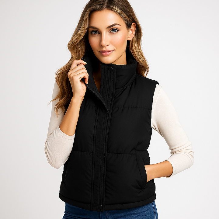Gewatteerd casual gilet voor dames - Norenne