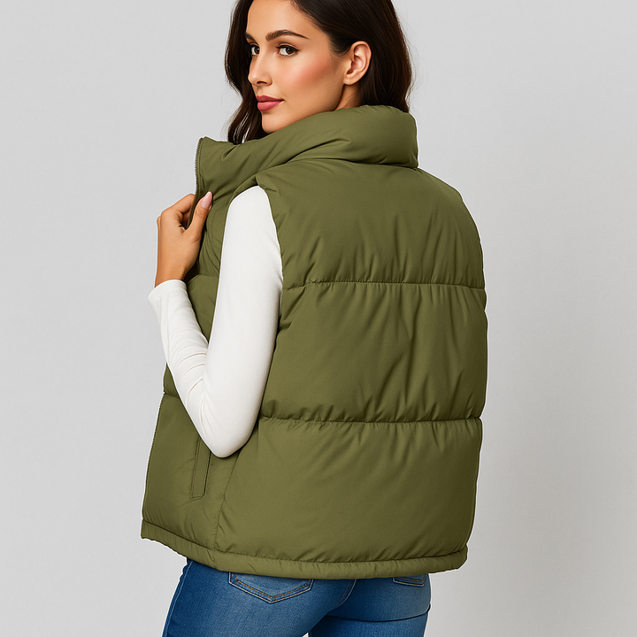 Gewatteerd casual gilet voor dames - Norenne