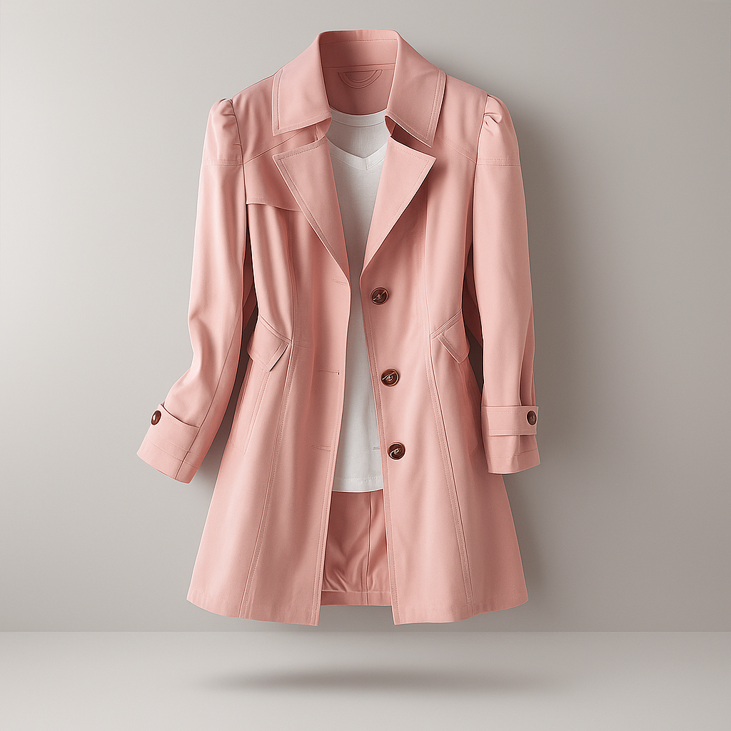 Klassieke trenchcoat, elegant model, voor dames - Larissa