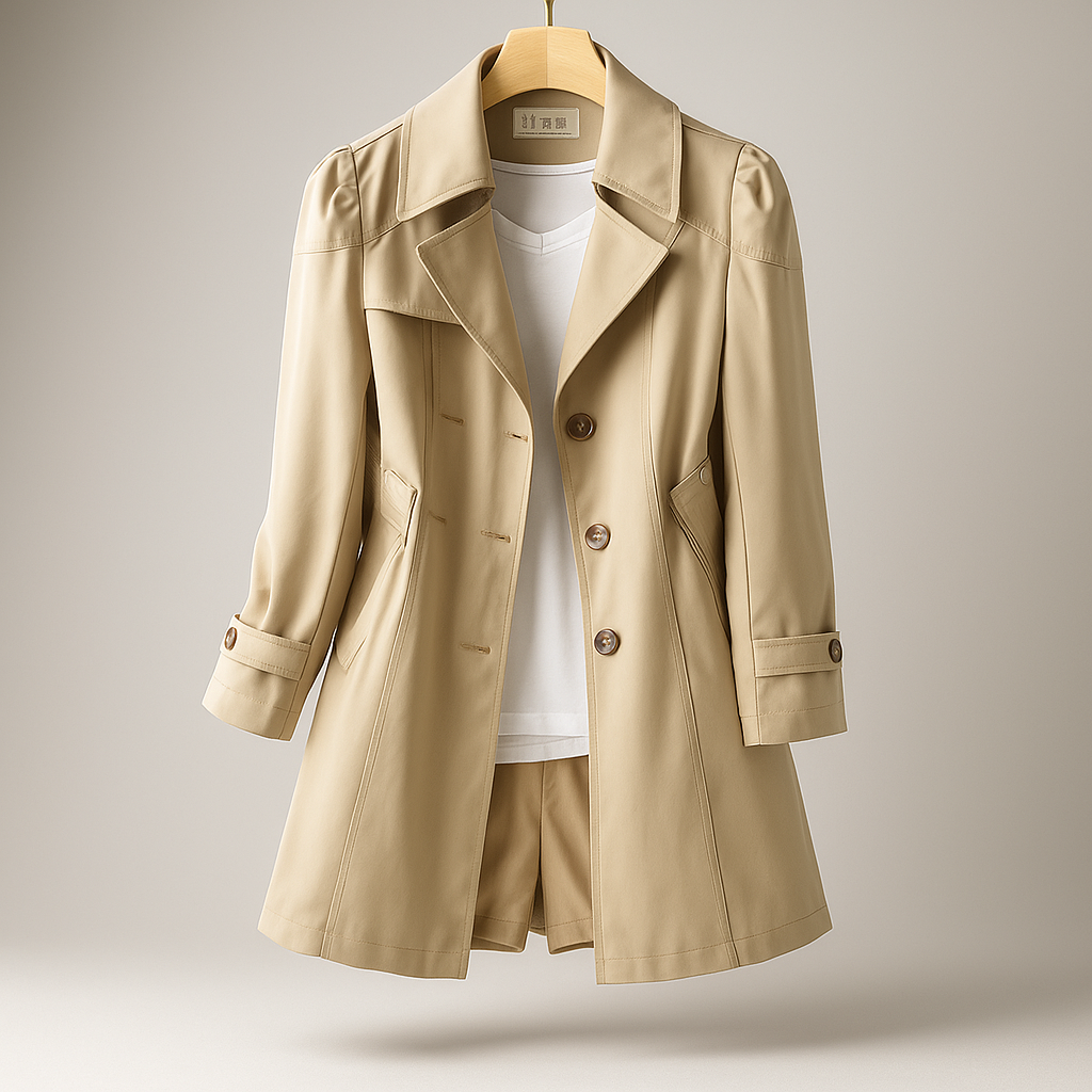 Klassieke trenchcoat, elegant model, voor dames - Larissa