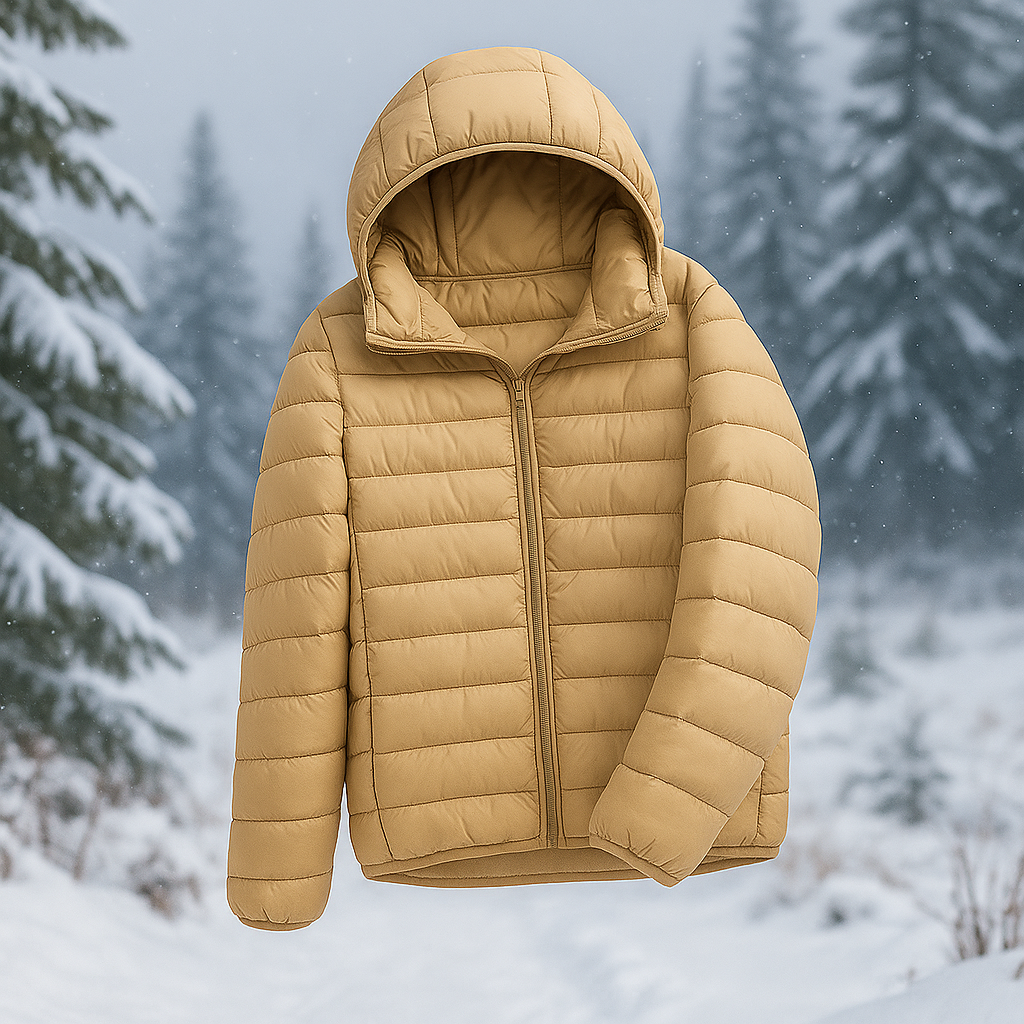 Lichtgewicht gewatteerd jack met veelzijdige capuchon - Nora