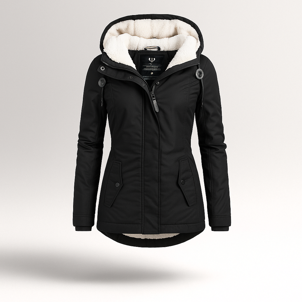 Fleecejack met verstelbare capuchon - Danna