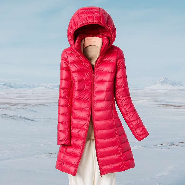Gewatteerde damesjas met capuchon - Marenne