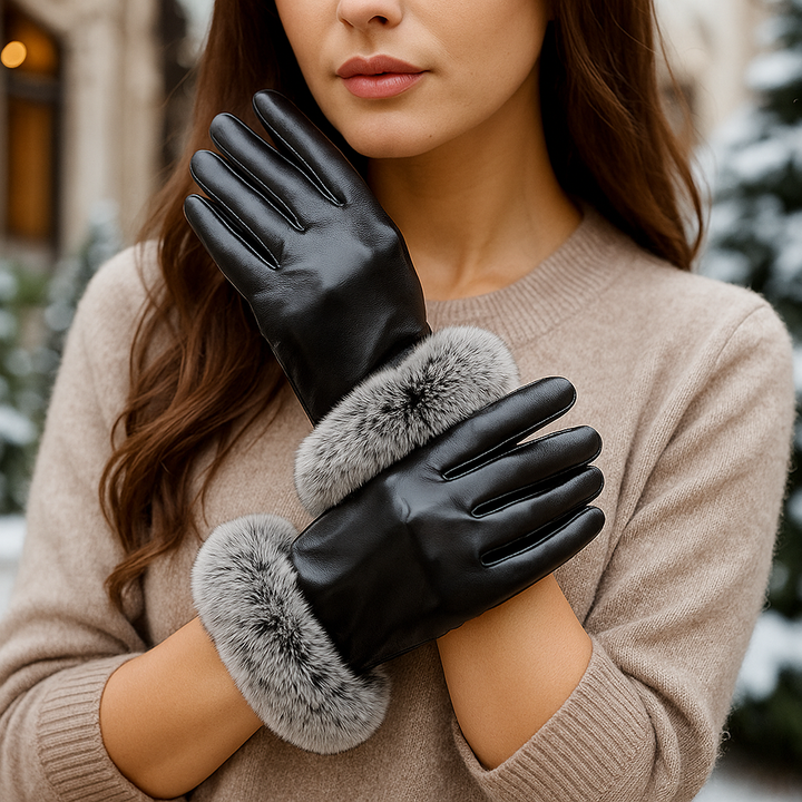 Elegante dameswinterhandschoenen met zachte afwerking - Eline