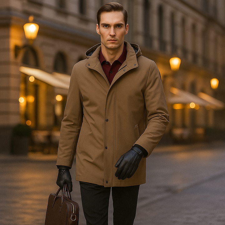 Stijlvolle leren handschoenen voor heren met precieze pasvorm - Markus