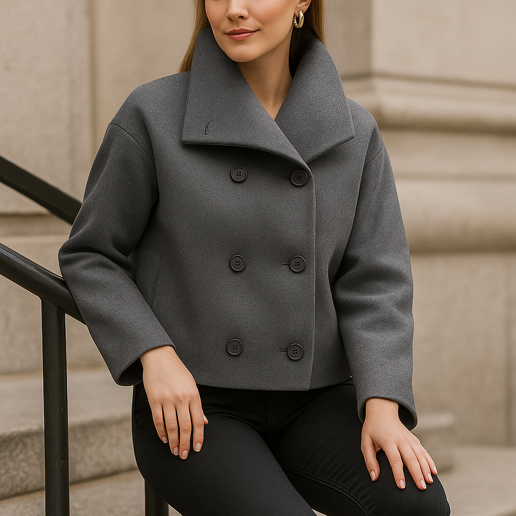 Damesjack kort met dubbele borst - Iranelle