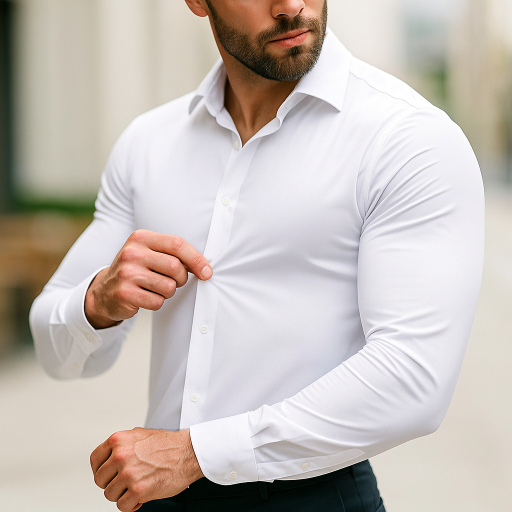 Slim fit overhemd voor heren - Emeric