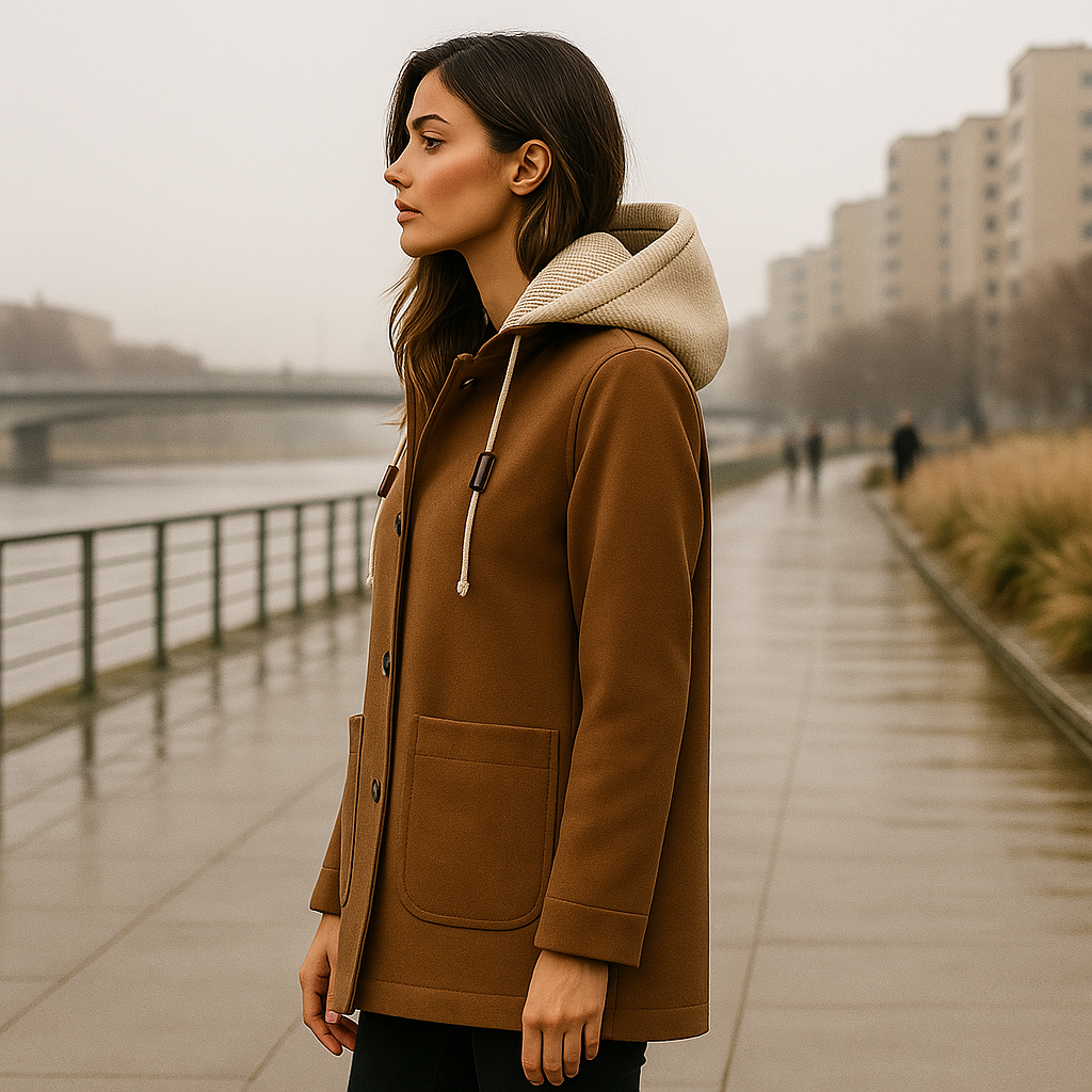 Jas met kap voor dames - Maelle