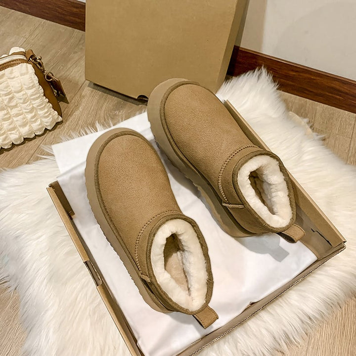 Enkellaarsjes voor dames met warme binnenkant - Yseline