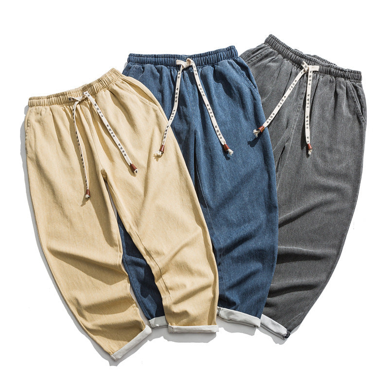 Losse denim herenbroek - Enzo