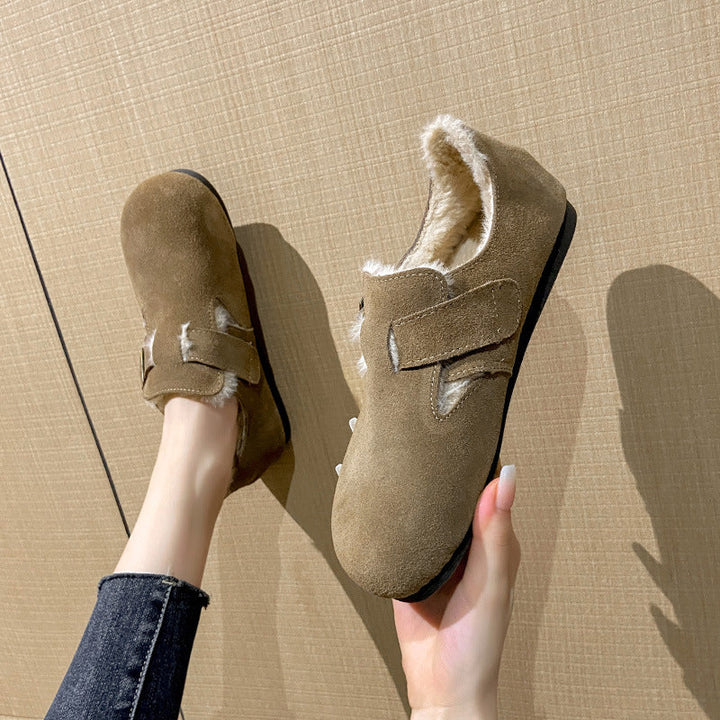 Damesklompschoenen met pluche voering - Yadhi