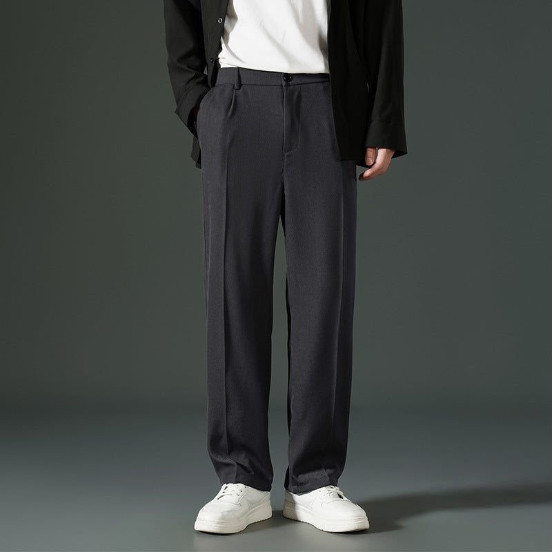 Gestructureerde getailleerde herenbroek - Avenlor